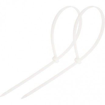 Хомут-стяжка кабельная нейлоновая REXANT 60x2,5мм, белая (100 шт/уп) Хомут-стяжка кабельная нейлоновая REXANT 60x2,5мм, белая (100 шт/уп)