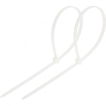 Хомут-стяжка кабельная REXANT нейлоновая 80x2,5мм, белая (100 шт/уп) Хомут-стяжка кабельная REXANT нейлоновая 80x2,5мм, белая (100 шт/уп)