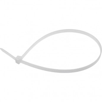 Хомут-стяжка нейлоновая REXANT с тройным замком 200x4,8мм, белая (100 шт/уп) Хомут-стяжка нейлоновая REXANT с тройным замком 200x4,8мм, белая (100 шт/уп)