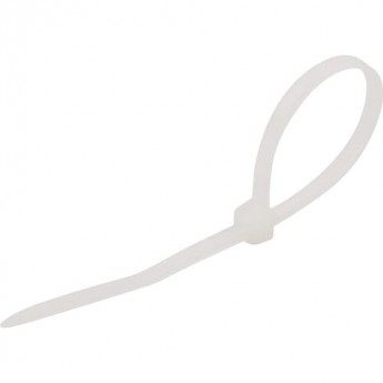 Хомут-стяжка REXANT нейлоновая 100x2,5мм, белая (25 шт/уп) Хомут-стяжка REXANT нейлоновая 100x2,5мм, белая (25 шт/уп)