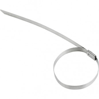 Хомут-стяжка REXANT стальной 400x7.9 мм, 100шт. Хомут-стяжка REXANT стальной 400x7.9 мм, 100шт.