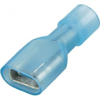 Клемма плоская REXANT изолированная в нейлоне РПи-м(н) 2.5-(6.3)/РпИм-н 2-7-0,8 гнездо 6.6 мм, 1.5-2.5 мм², синий Клемма плоская REXANT изолированная в нейлоне РПи-м(н) 2.5-(6.3)/РпИм-н 2-7-0,8 гнездо 6.6 мм, 1.5-2.5 мм², синий