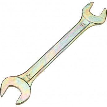 Ключ рожковый REXANT 14х17 мм, желтый цинк Ключ рожковый REXANT 14х17 мм, желтый цинк