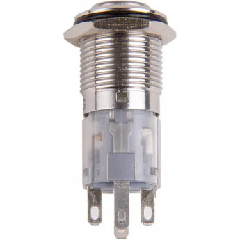 Кнопка антивандальная REXANT 36-3250 Ø16 12В Фикс (5с) ON-OFF/OFF-ON красная Кнопка антивандальная REXANT 36-3250 Ø16 12В Фикс (5с) ON-OFF/OFF-ON красная