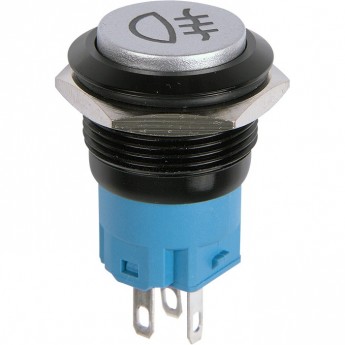 Кнопка антивандальная REXANT 19 фикс 12В зеленая противотуманки Кнопка антивандальная REXANT 19 фикс 12В зеленая противотуманки