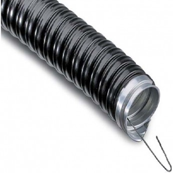 Металлорукав REXANT МРПИнг-25 с зондом черный 50 м Металлорукав REXANT МРПИнг-25 с зондом черный 50 м