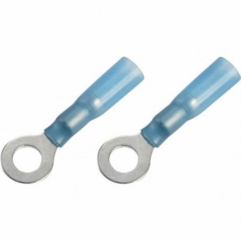 Наконечник кольцевой REXANT 6.5 мм 1.5-2.5 мм² изолированный термоусаживаемый синий Наконечник кольцевой REXANT 6.5 мм 1.5-2.5 мм² изолированный термоусаживаемый синий