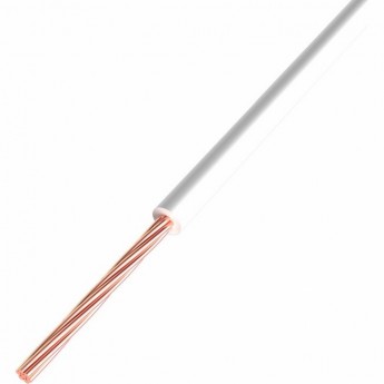 Провод ПГВА REXANT 1х0.50 мм² Cu белый 500 м Провод ПГВА REXANT 1х0.50 мм² Cu белый 500 м