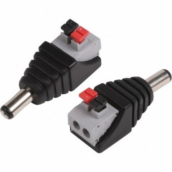 Разъем питания REXANT штекер 2.1х5.5 с быстрозажимной колодкой Разъем питания REXANT штекер 2.1х5.5 с быстрозажимной колодкой