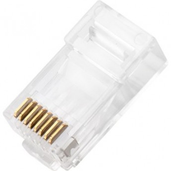 Разъем сетевой LAN REXANT на кабель штекер 8Р8С (Rj-45) под обжим, 10шт. Разъем сетевой LAN REXANT на кабель штекер 8Р8С (Rj-45) под обжим, 10шт.