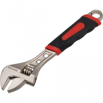 Разводной ключ REXANT 200 мм никелированный, двухкомпонентная рукоятка Разводной ключ REXANT 200 мм никелированный, двухкомпонентная рукоятка