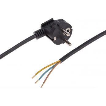 Шнур электрический REXANT с вилкой ПВС 3х0,75 мм² 1,5м, черный Шнур электрический REXANT с вилкой ПВС 3х0,75 мм² 1,5м, черный