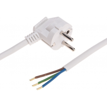 Шнур электрический REXANT с вилкой ПВС 3х1,5 мм2 5м, белый Шнур электрический REXANT с вилкой ПВС 3х1,5 мм2 5м, белый