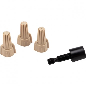 Соединительный изолирующий зажим REXANT с лепестками ø 11.2 мм коричневый, 100 шт. Соединительный изолирующий зажим REXANT с лепестками ø 11.2 мм коричневый, 100 шт.