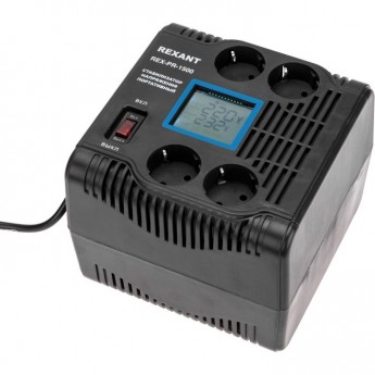 Стабилизатор напряжения портативный REXANT REX-PR-1500 Стабилизатор напряжения портативный REXANT REX-PR-1500